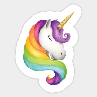 Rainbow Unicorn Sticker